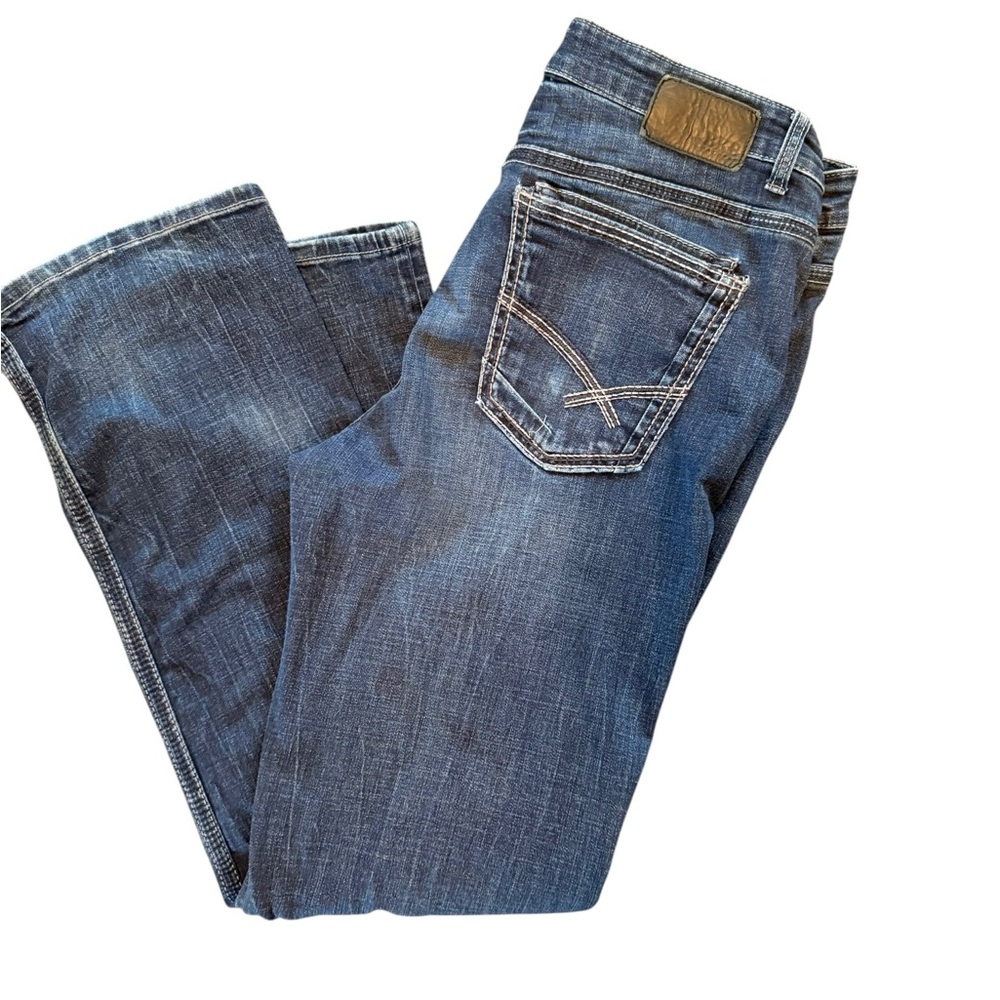 Buckle Men's Deep Blue Bootcut Jeans